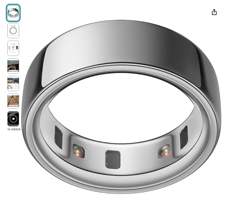Oura Ring 4: A Subtle Evolution in Smart Wearable Technology 2 Oura Ring 4 - Silver - Size 9